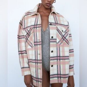 Plaid Zara Flannel Shacket